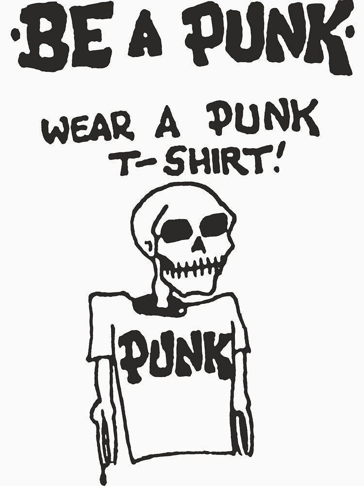 PUNK Vintage PunkNotDead Retro Skull PunkRockMusic GlamPunk Shirt