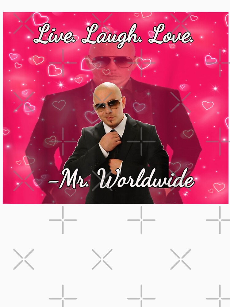 Mr Worldwide Pitbull Valentine Shirt
