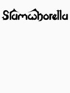 Slamwhorella Hair Metal Logo Black Font Shirt