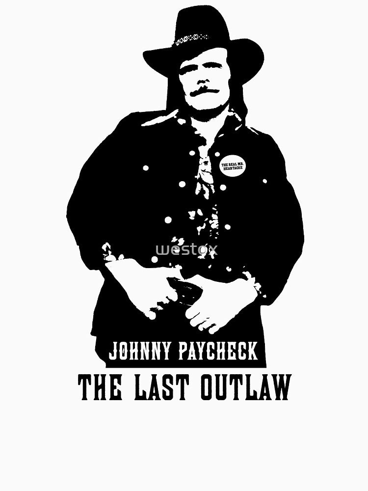 JOHNNY PAYCHECK OUTLAW COUNTRY MUSIC SUPER COOL Shirt