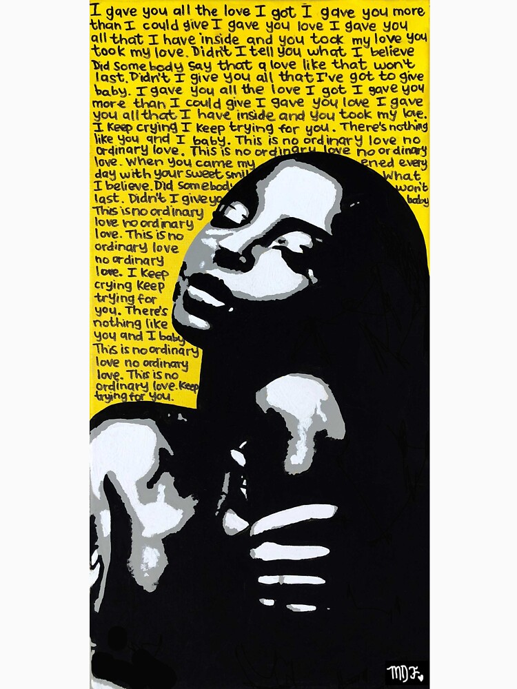Sade No Ordinary Love Pop Art Shirt