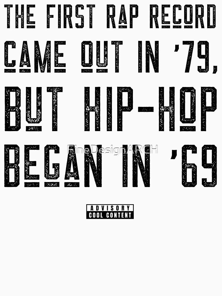 The First Rap Record Shirt
