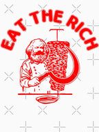 Eat The Rich Doner Döner Kebab Karl Marx Socialist Hasan Piker Shirt