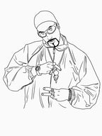 Ali G Indahouse Movie Outline Sacha Baron Cohen Shirt