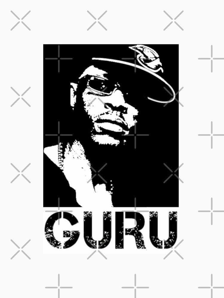 Guru Old School Hip Hop T Shirt