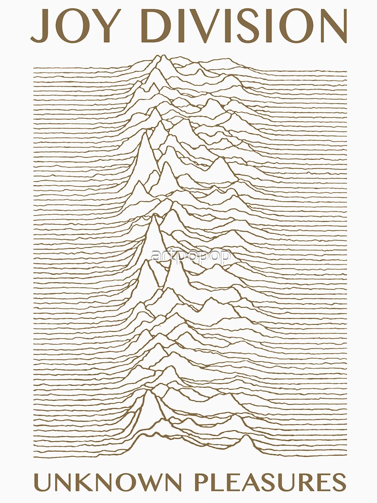 UNKNOWN PLEASURES JD GOLD Shirt