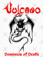 Vulcano- Dominios Of Death High Resolution Brazil Black Death Metal Shirt