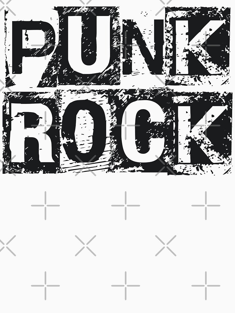 Punk Rock - Black Grunge Block Shirt