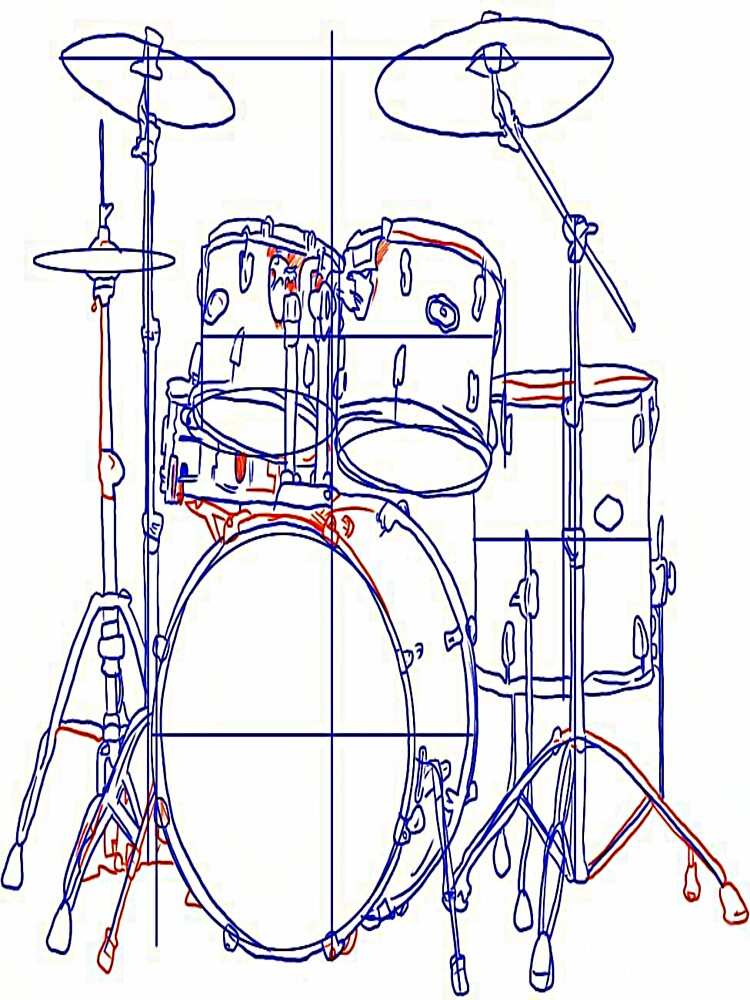 Drum Sketch Shirt