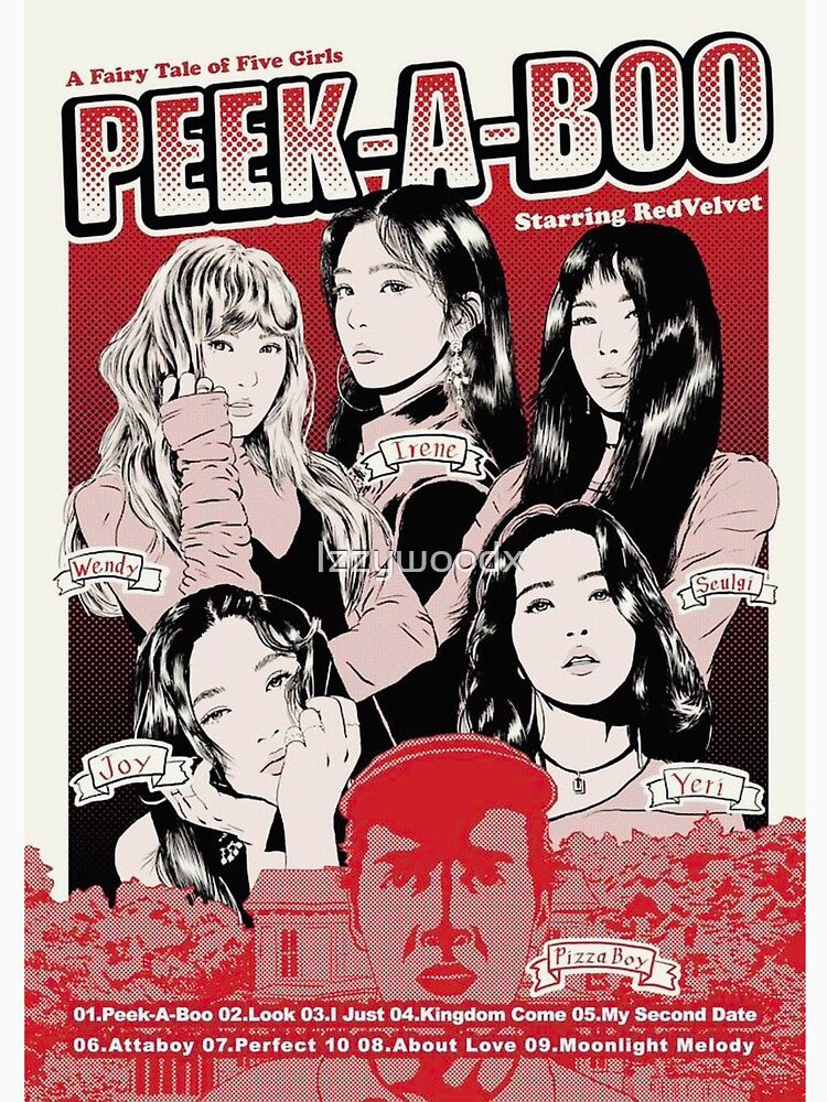 Red Velvet Peek A Boo -anime Shirt
