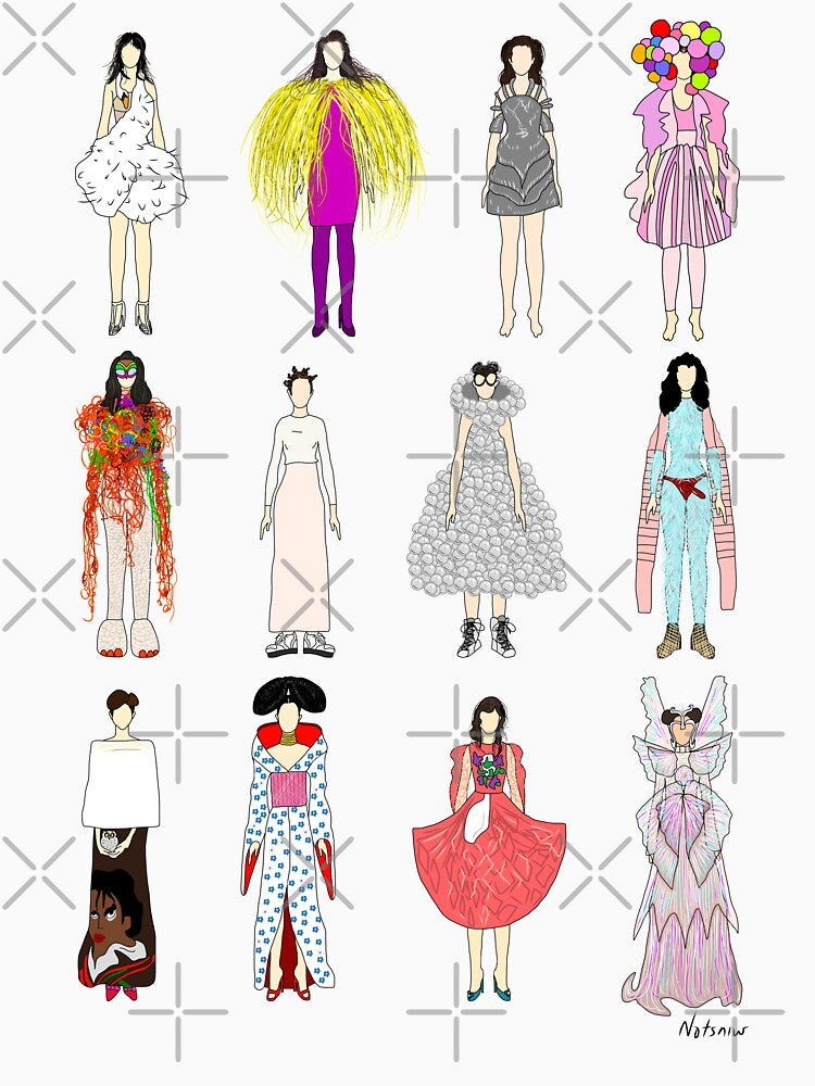 Outfits Of Bjork Fashion Shirt