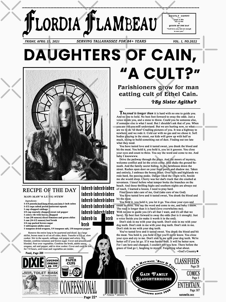 Ethel Cain News BOW Shirt