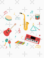 Musical Instruments Music Theme Shirt