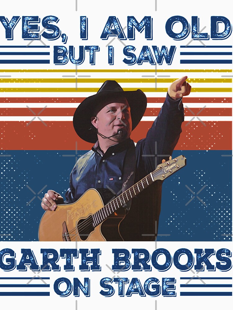 Vintage Old But I Saw Garth Brooks On Songs Best Men Shirt