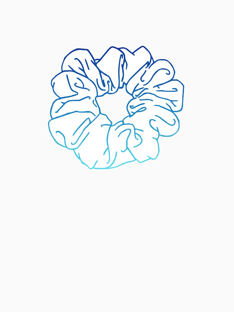 Blue Scrunchie Shirt