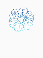 Blue Scrunchie Shirt