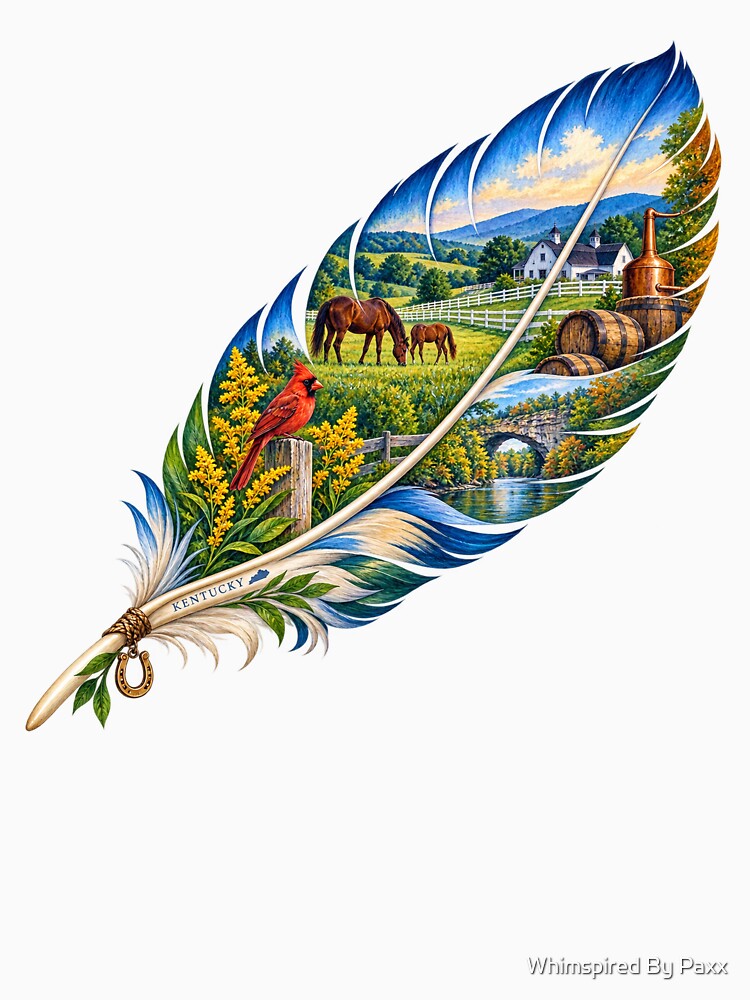 Kentucky Bluegrass Feather Shirt