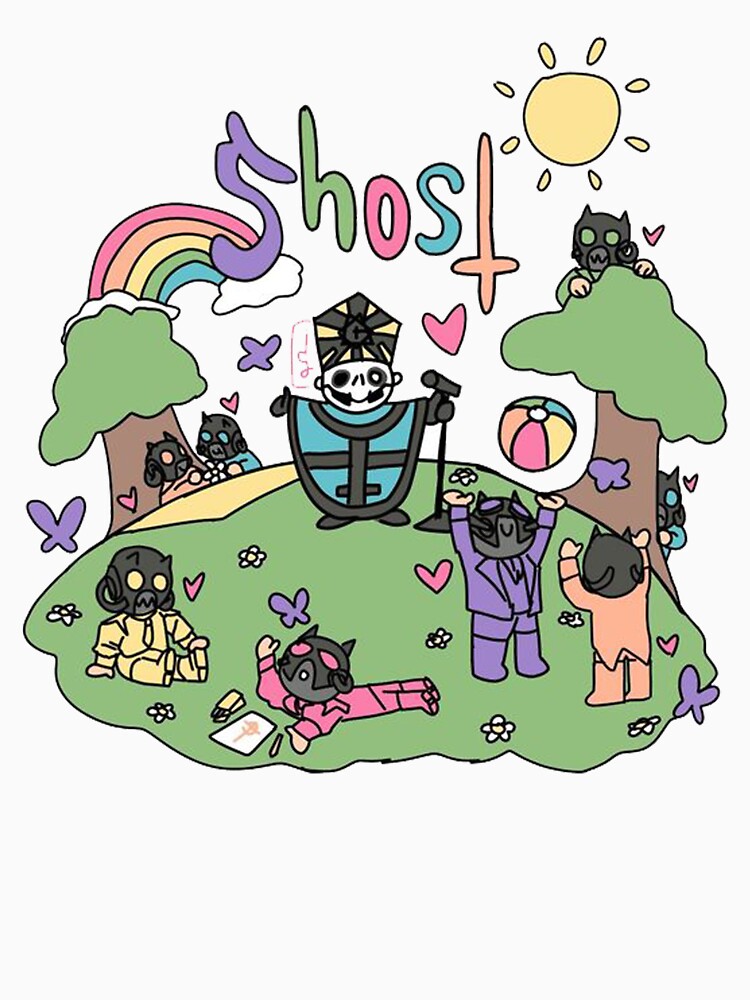Ghost Rock Band Design Shirt