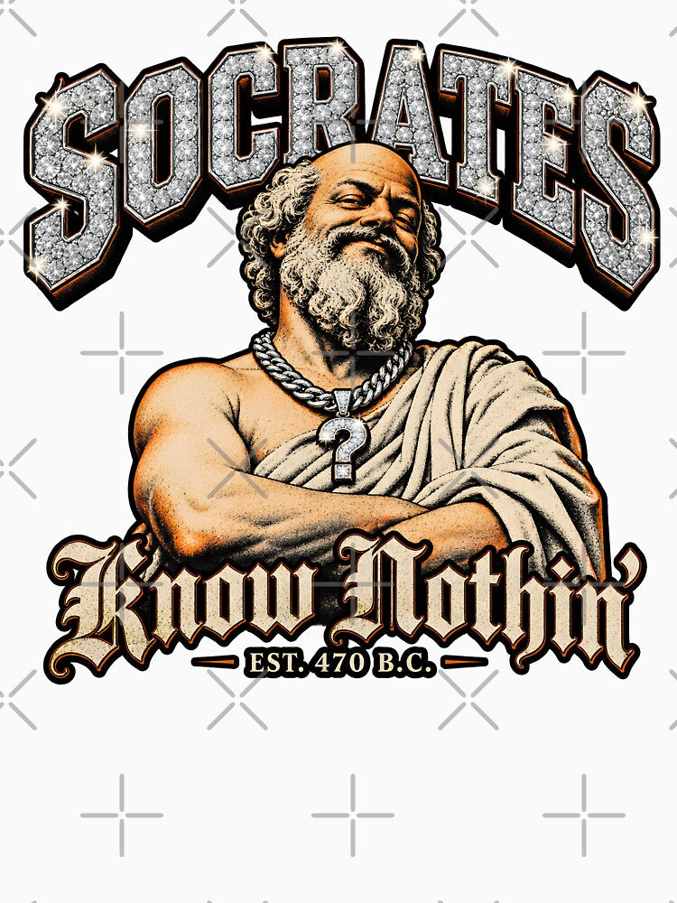 Socrates Know Nothin 90s Rap Bootleg Shirt
