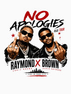 Raymond Brown Tour 2026 Middle Finger Bootleg Rap Shirt