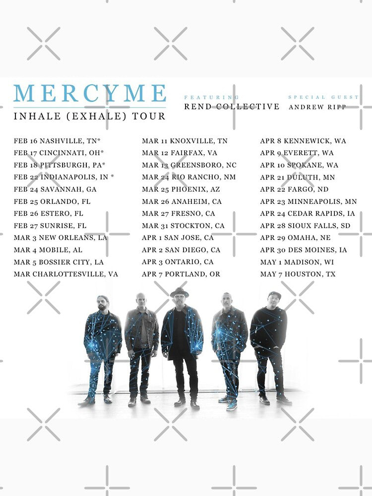 Mercy Me Tour 2022 With Dates Shirt