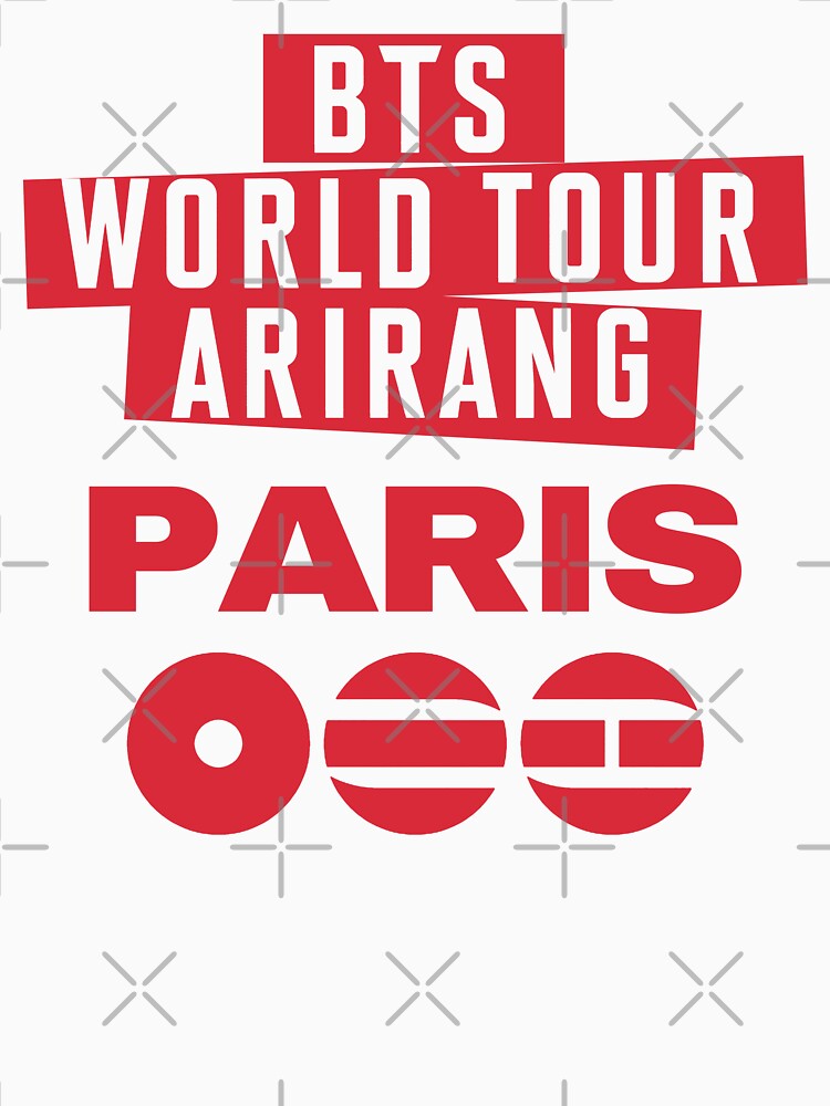 BTS World Tour 2026 Arirang PARIS Shirt