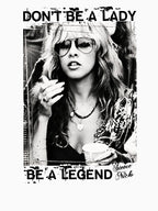 Don't Be A Lady Be A Legend Rock Music Gifts Shirt