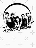 August Moon Band Black Shirt