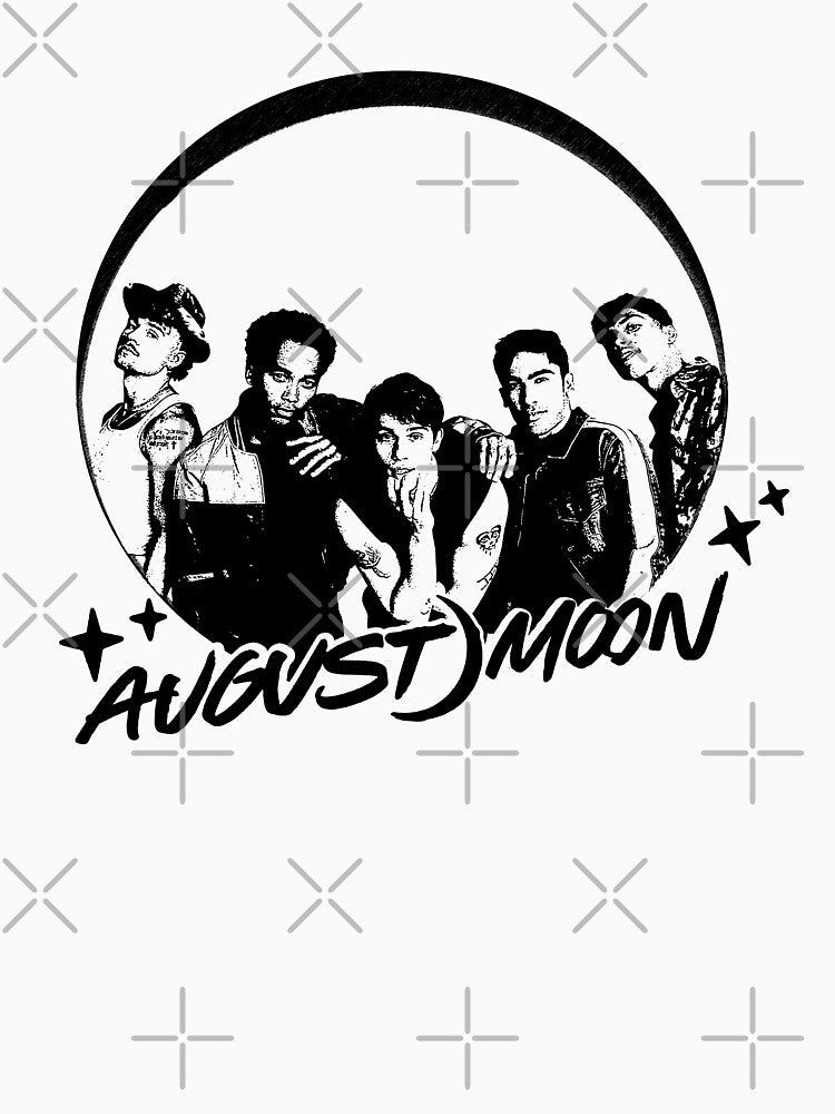 August Moon Band Black Shirt