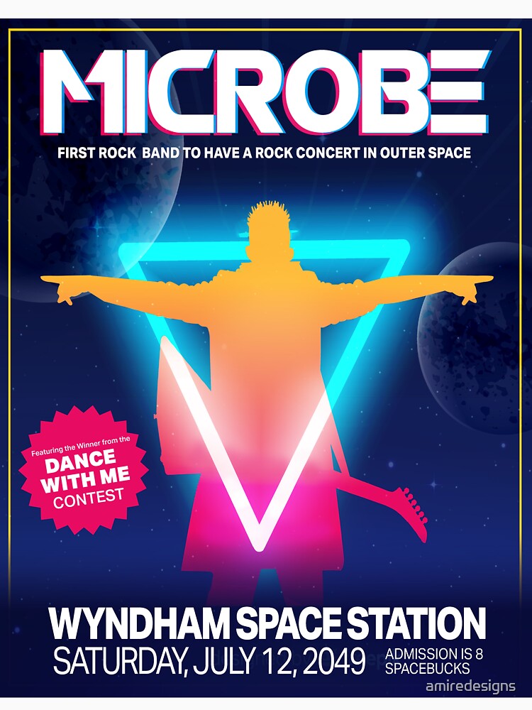 Microbe- Space Rock Concert Shirt
