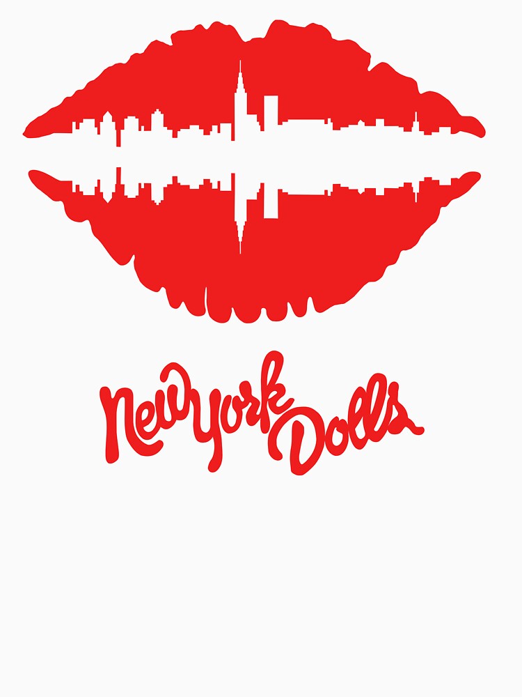 New York Dolls Lips Red Shirt