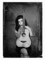Amy Winehouse And Guitar Shirt