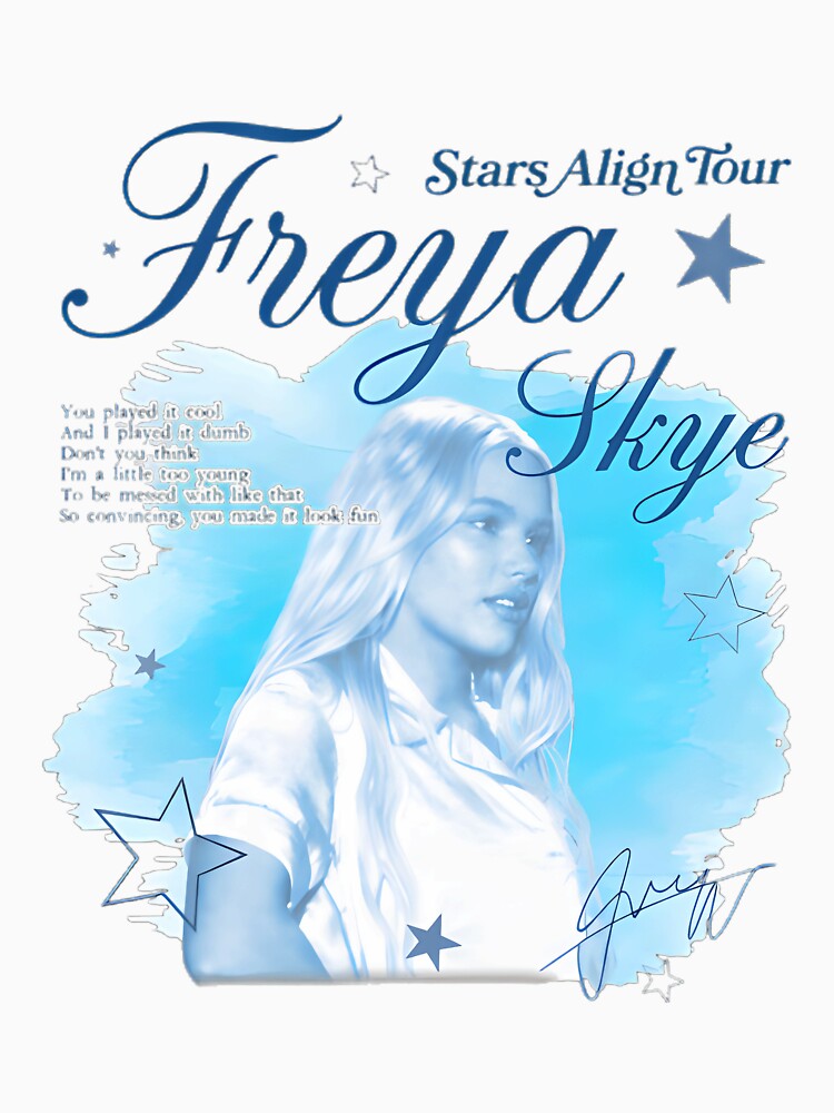 Freya Skye Stars Align Tour Music Concert Nova Bright 2026 Shirt