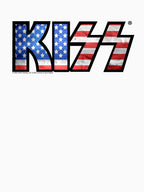 KISS Logo - American Flag Shirt