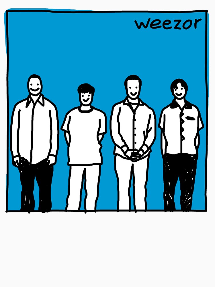 Weezor Blue Album Shirt