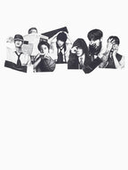 BTS OT7 Arirang Collage - Aesthetic Monochrome Portrait Shirt