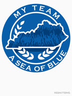 A Blue Of Sea- Kentucky Basketball Shirt