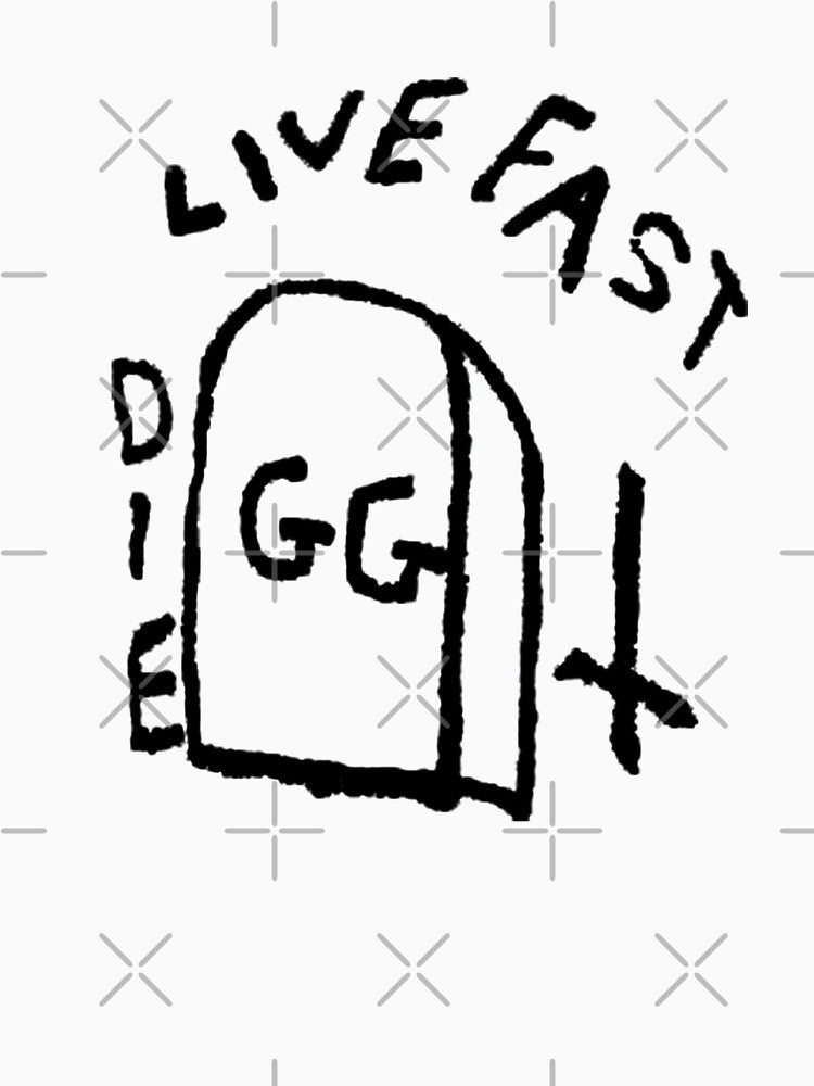 GG Allin Live Fast Die Tattoo Big Version Shirt
