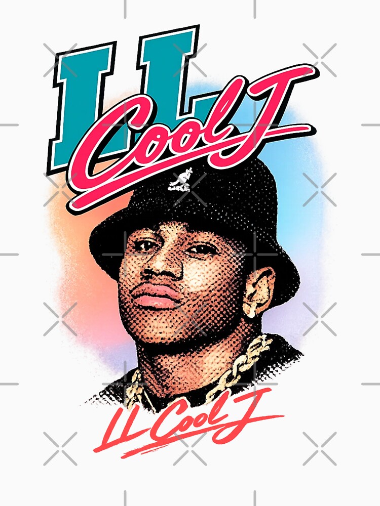 LL Cool J 80s Hip Hop Retro Halftone Portrait Shirt