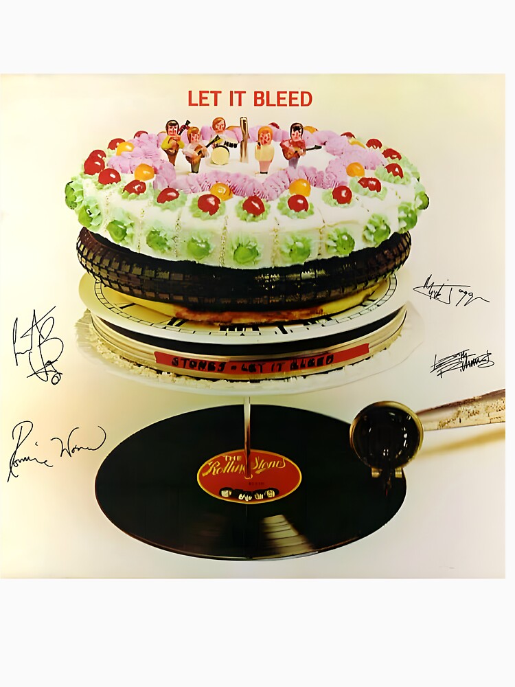 Let It Bleed Album Birthday Cake Shirt