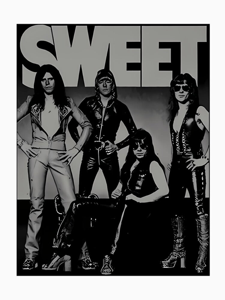 Sweet British Glam Rock Group Portrait Shirt