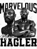 Marvelous Marvin Hagler Boxing Legend Signature Vintage Retro 80s 90s Shirt