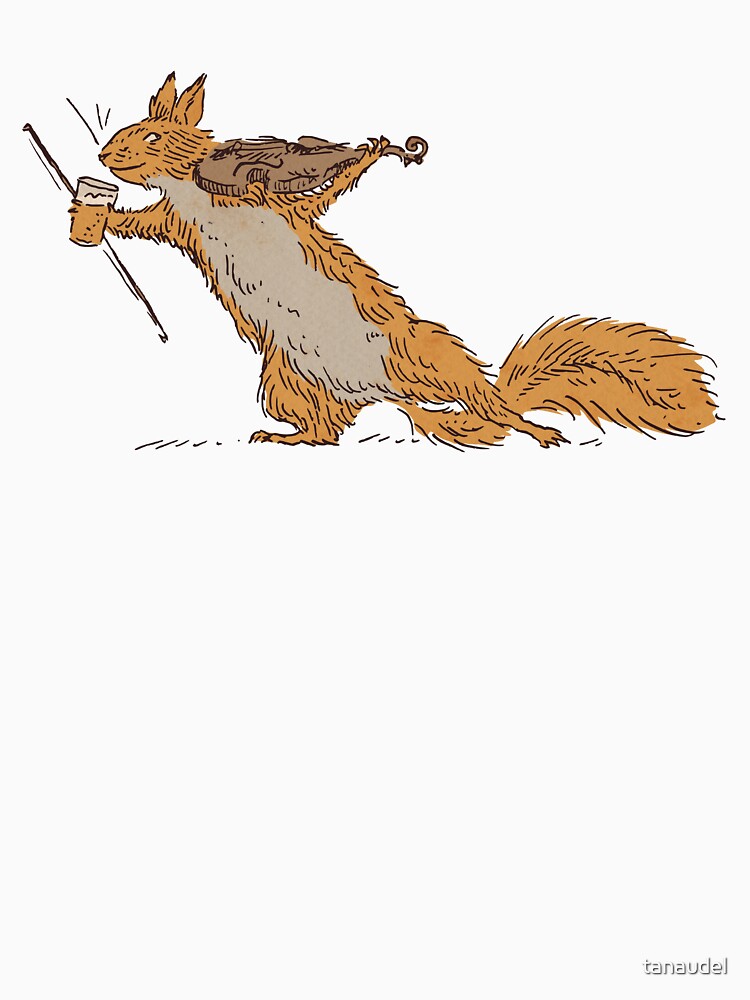 Squirrel With A Fiddle Violin Shirt
