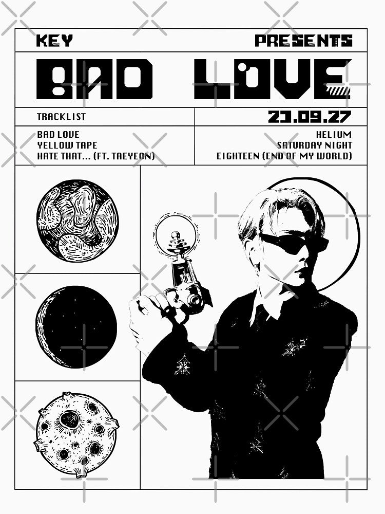 SHINee KEY KIM KIBUM - BAD LOVE Shirt