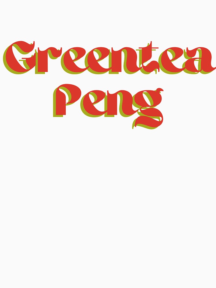 Greentea Peng Green Red Logo Shirt
