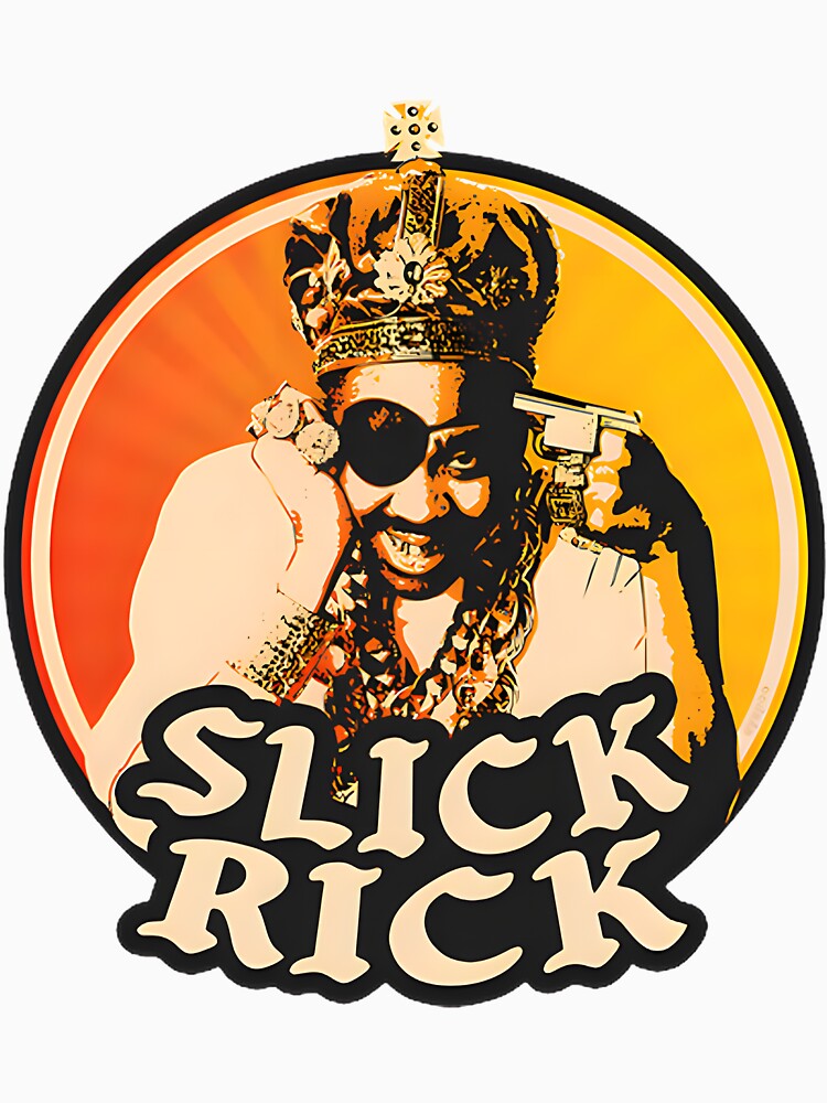 Slick Rick Inspired Urban Style Graphic Design Shirt