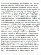 Lyrics To Big Time Rush Shirt