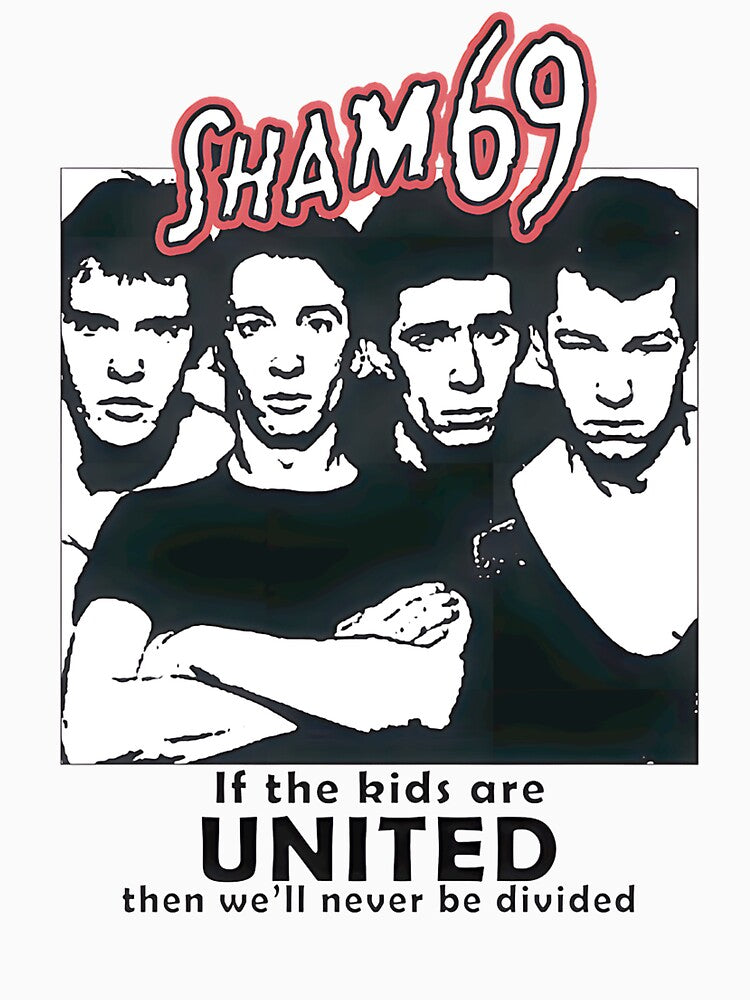 Sham 69 United Punk Rock Band Shirt