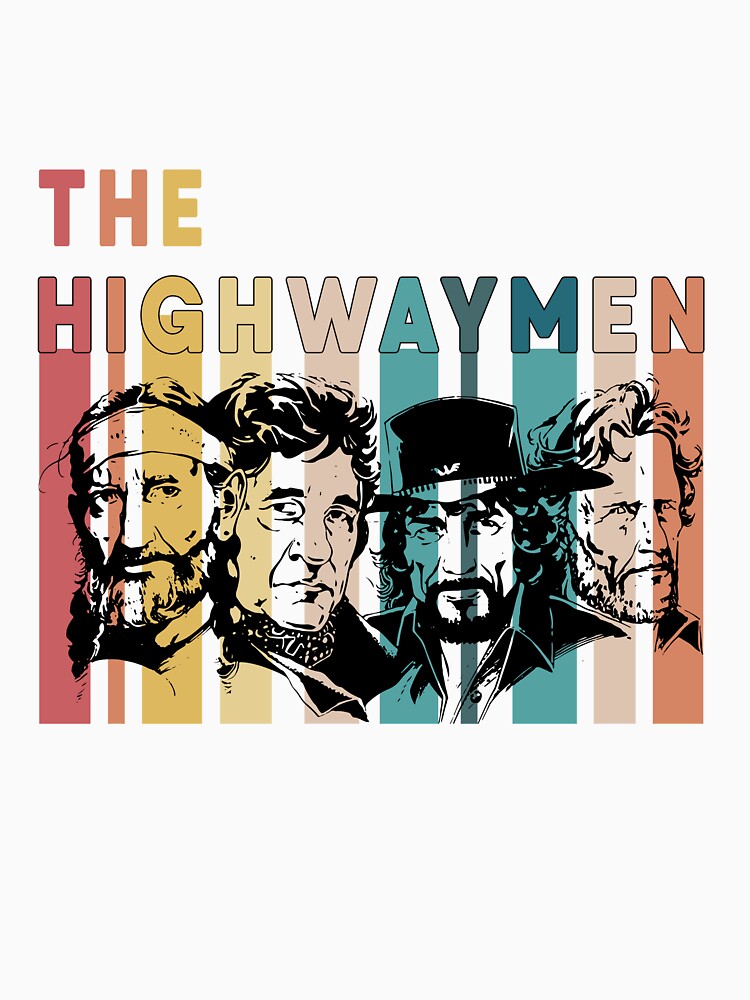Retro The Highwaymen Kris Kristofferson Shirt