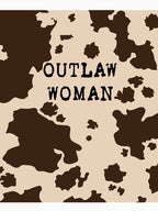 Outlaw Woman Cowprint Shirt
